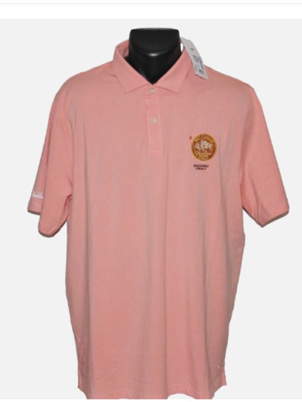 NEW BIG CEDAR GOLF PUMA  Performance Golf Polo  XL Salmon Pink